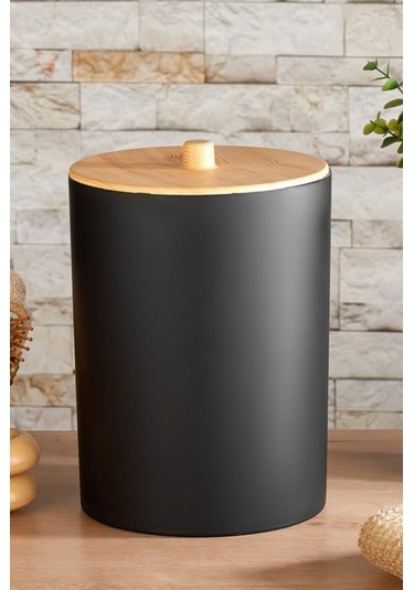 Flosoft Bambu Desenli Mutfak Banyo Çöp Kovası 001