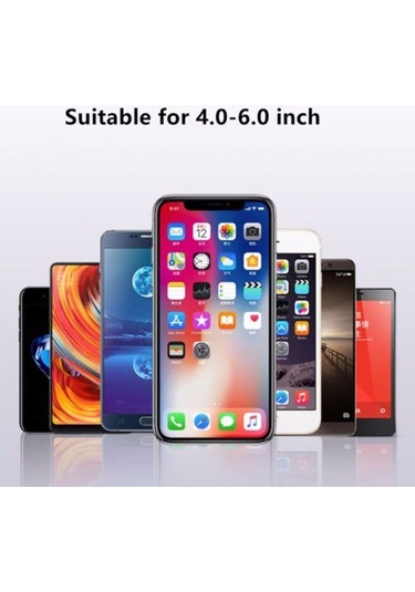 Joyhub Evrensel Yerçekimi Ayarlanabilir Araba Hava Firar Cep Telefonu Tutucu Montaj Stand Braketi Beşik Kavrama Siyah Yok Havalandırma