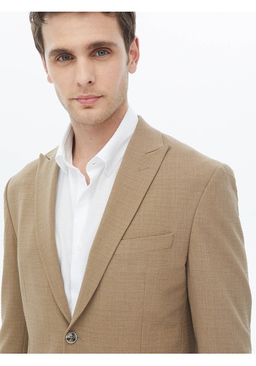 Vizon Mikro Modern Fit Takım Elbise Vizon