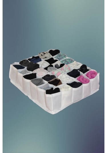 Babylondy Babylody 30 Gözlü Petek Organizer Beyaz