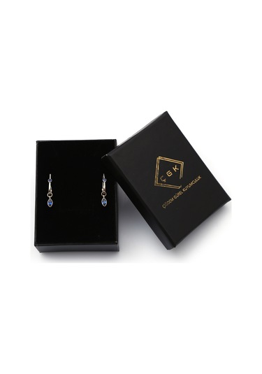 Damla Taşlı Sallantılı Altın Küpe Kp0004 N11.9158