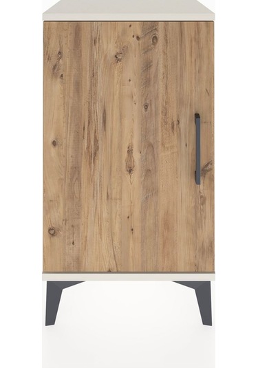 Arges Komodin Tek Raflı Tek Çekmeceli Tek Kapaklı 44x30x80 Aytaşı-çam Aytası