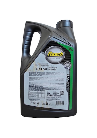 Rasch Valva Genel Amaçlı Kapalı Sistem Dişli Yağı No 220 - 3 L