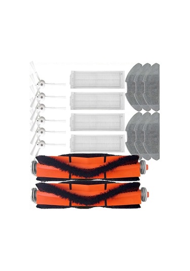 Mi Robot Süpürge Mop 2 Lite / Mi Robot Süpürge Mop 2 Pro / Mjst1shw Parçaları Ana Yan Fırça Hepa Fi Nj