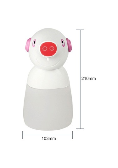 Yaozixa Otomatik Sabunluk - Su Geçirmez Tabanlı, Kızılötesi Sensörlü Banyo Ve Mutfak İçin Dokunmasız El Sabun Dispanseri Beyaz