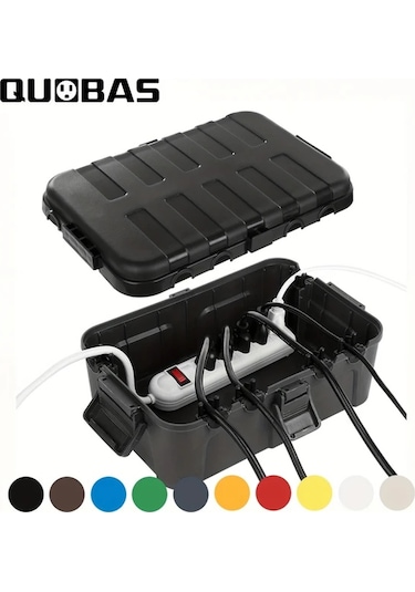 Fochsia Beyaz Renkli Outdoors Uzatma Kablosu Priz Koruma Kutusu