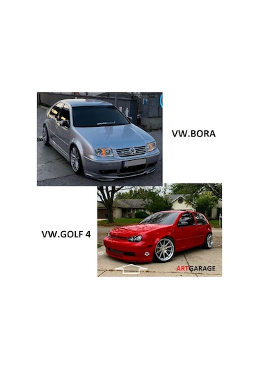 Golf 4-bora Yeni Model Ön Tampon Eki-fiberglass-boyasız