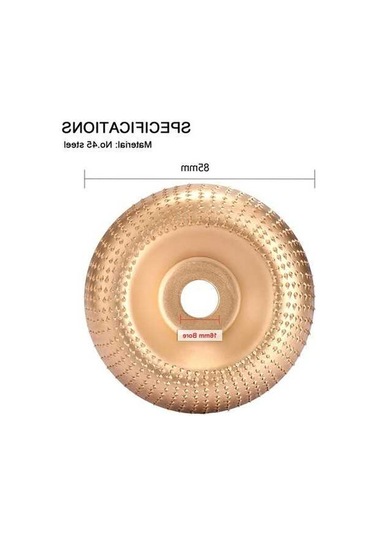 Pazly Çelik Ahşap Aşındırıcı Disk - Karbon Çelik - Zımparalama Taşlama