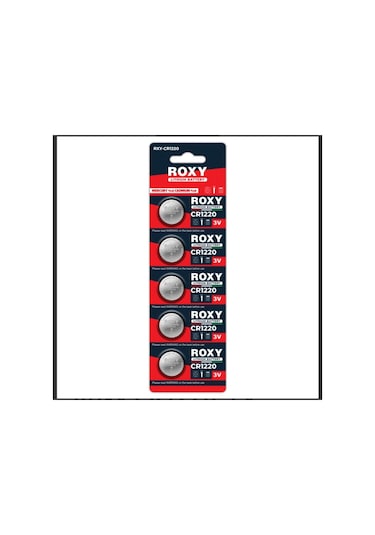 Lüx Roxy Cr1220 3v Lityum Pil 5'li