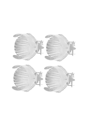 Yaozixa Demir Konulmuş Otomatik Mum Söndürücü, 4 Adet Sakal Desenli, 0.7-1 İnç Çaplı Mumlar İçin Güvenli Ve Dayanıklı