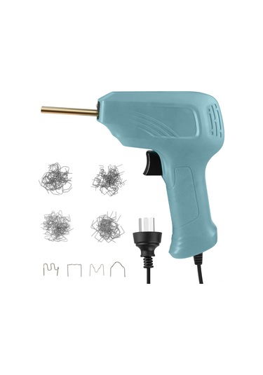 Yifomall Otomobil Tampon Tamiri İçin 50w Hassas Kaynak Makinesi + 200 Adet Kaynak Çivi, Mavi Renk, Avustralya Standardı