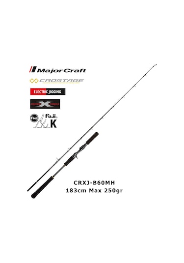 Major Craft Crostage Crxj-B60mh 183 CM Max 250 G S2p Tetikli Jigging Kamış