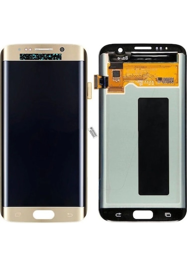 Samsung Galaxy Uyumlu S7 Edge Sm-g935 Lcd Ekran Dokunmatik Gold