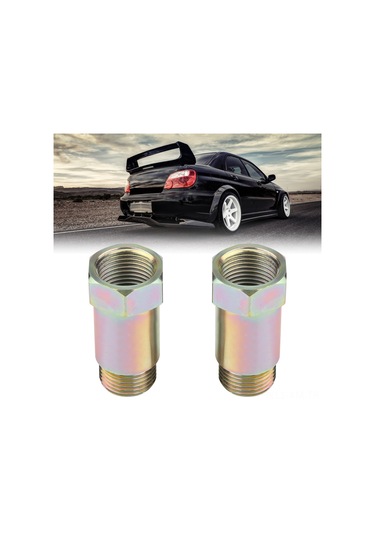 Ximistore9 Demir Oksijen Sensör Uzatıcı M18 1.5, 45mm - Araçlarda Hho Sistemi/test Borusu Kullanıma Uygun, 2 Adet Sarı