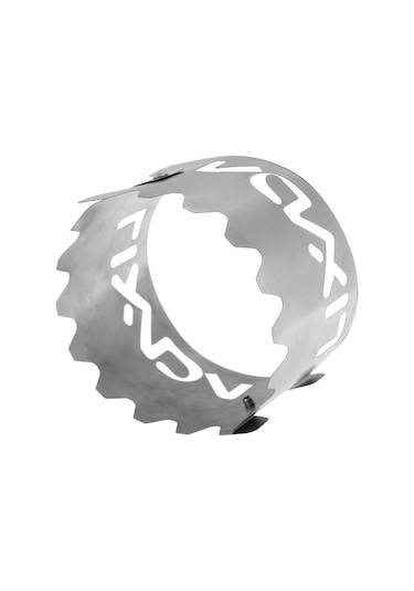 Vkemall Lixada Taşınabilir Açık Hava 2'si 1 Arada Ultra Hafif Titanyum Alkol O Gümüş