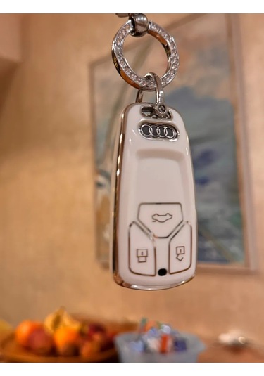 T-carbon Audi Audi İçin Silikon Anahtar Kılıfı A4 A5 A6 Q3 Q5 Q7 Q8 286764970