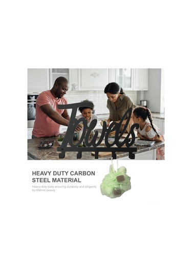 Springsun "5 Kancalı Paslanmaz Duvar Askısı - Banyo & Mutfak İçin Pratik Asıcı" Diğer