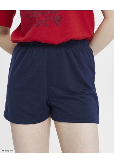 Bella Dossi Pamuklu Kısa Kollu Baskılı Kadın Şortlu Yazlık Pijama Takımı Kırmızı