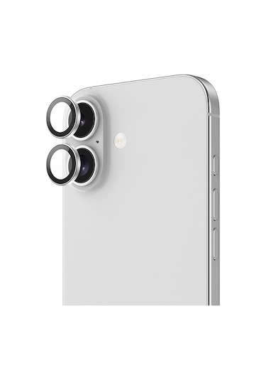 Apple Uyumlu   iPhone 17 Benks Glass Warrior Cam Kamera Lens Koruyucu Gümüş