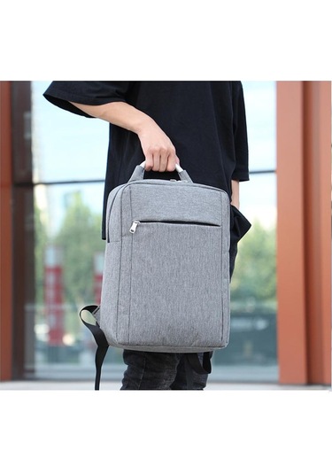 Siyah 15 İnç Laptop Çantası Oxford Kumaş Bilgisayar Çantası İş Laptop Çantası Bilgisayar Sırt Çantası