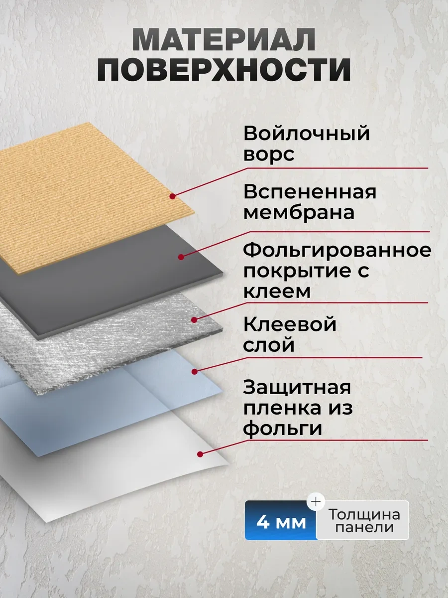 Frays Decor Kendinden Yapışkanlı Halı 30x30cm 20 Adet 401799913