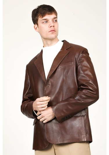 Dericlub Erkek Venedik Kruvaze Yaka Hakiki Deri Blazer Ceket Camel Antik Camel Antik Camel Dericlub Erkek Venedik Kruvaze Yaka Hakiki Deri Blazer Ceket Camel Antik Camel Antik Camel