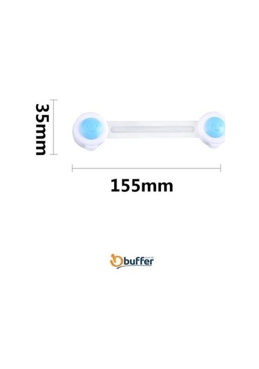 Buffer Bebek Ve Çocuklar İçin Dolap Çekmece Emniyet Güvenlik Kilidi - 9027939445079drvs1