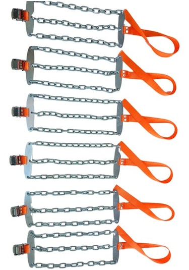 Yeni Araç Kar Zinciri Araba Kış Zinciri 6 Adet Takmatik Zincir Özel Tasarım Zincir L