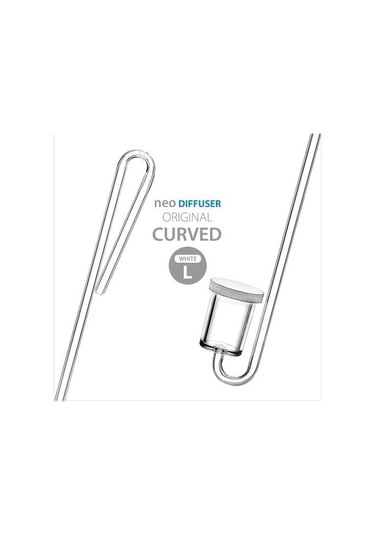 Aquario Co2 Diffuser Curved Original L White