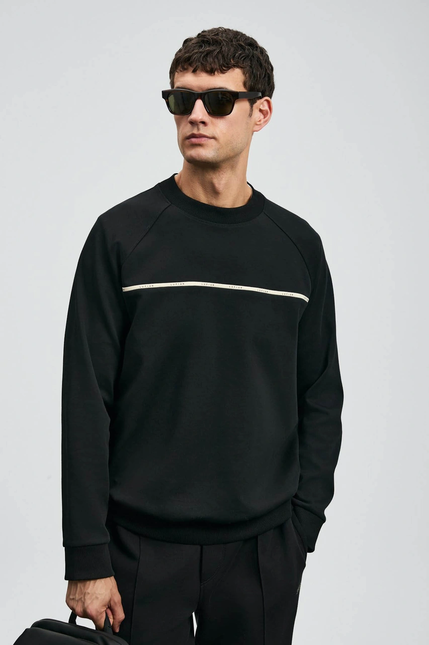 Lufian Cosmo Siyah Erkek Sweatshirt 112030181 Siyah