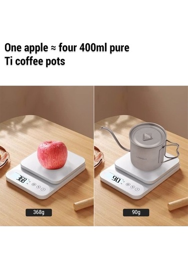 Bloomnest Kahve Süzme Cezvesi Mini Çay Su Kamp Tenceresi Ocak Üstü 400ml + 2x220ml Bardak Çok Renkli, Çok Renkli Çok Renkli