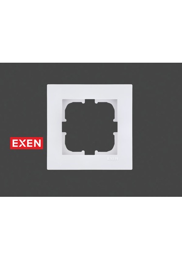 Exen Karell Beyaz Tekli Çerçeve