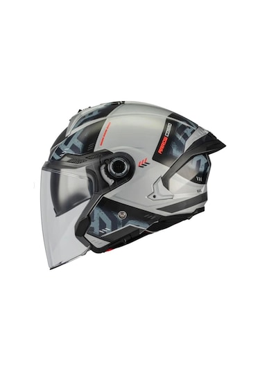 Kask Mt Cosmo Sv Arrow C2 Parlak Gri/siyah