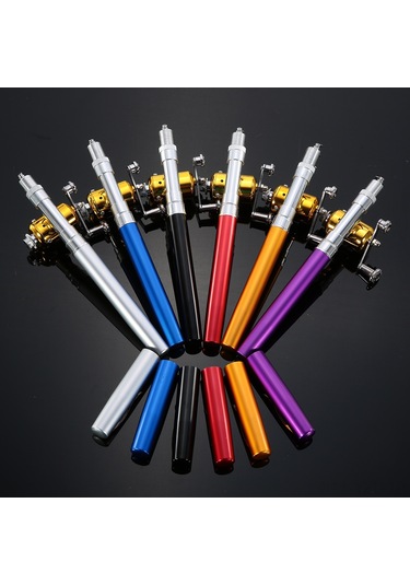 Yuntech01 Mini Aluminyum Birleşik Balıkçılık Seti - 99cm Uzunluklu, 20.5cm Kapalı, Ultra Hafif, Mor Renkli