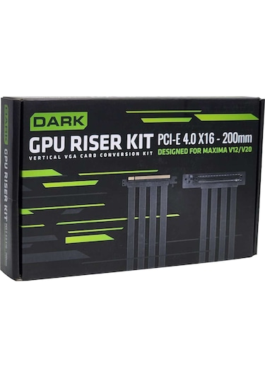 Pcı-e 4.0 Gpu Riser, Dikey Ekran Kartı Dönüşüm Kiti Dkchvgakıt4