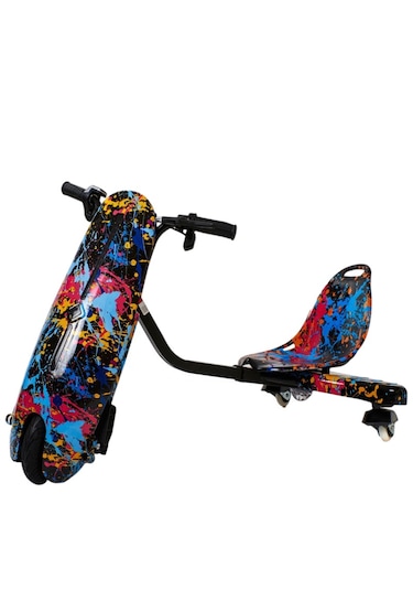 Drift Car Elektrikli Kaykay Drift Scooter Bluetooth  Grafity Desenli Kasa
