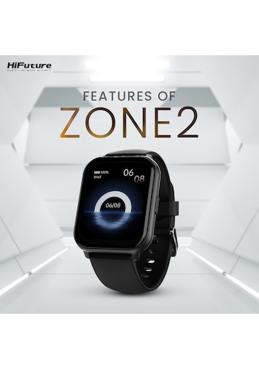 HiFuture FutureFit Zone2 Bluetooth 5.2 IP68 1.96 inç Arama Özellikli 50mm Akıllı Saat