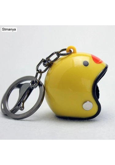 Stmanyayeni Erkekler Motosiklet Kaskı Anahtarlıkları, Parti Hediyesi Ve Aksesuaraçık Mavi