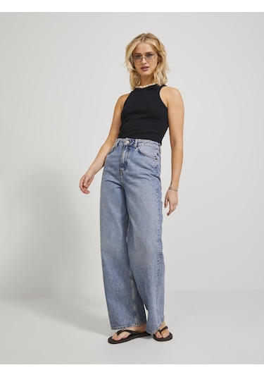 Jack & Jones Kadın Halter Yaka Bluz - Forest - 12224661 Black