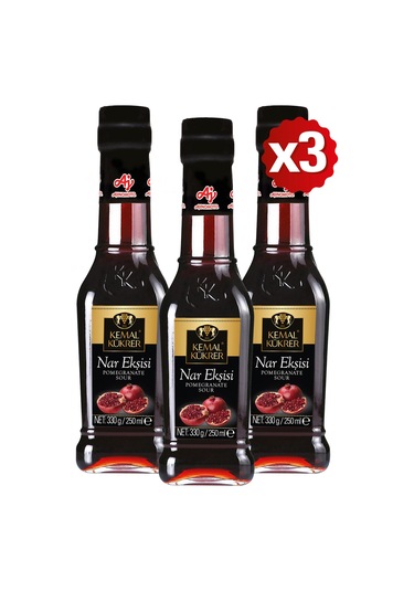 Kemal Kükrer - Nar Ekşisi 250 Ml 3'li Paket