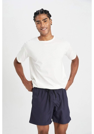 DeFacto File Astarlı Kısa Boy Deniz Şortu X2955AZ24HSIN75