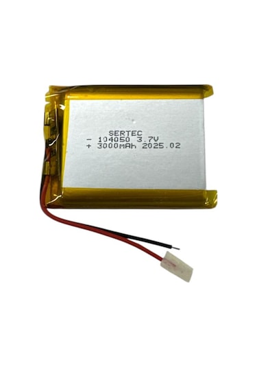 Sertec 104050 3.7v 2500mah Li-polymer Pil Devreli/1.5a
