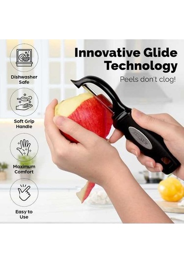 Ulzyvf Soyucu Sebze Saplı Paslanmaz Çelik Makinesi Inox Güvenli Ergonomik Döner Bulaşık Bıçaklar - Tu Inox