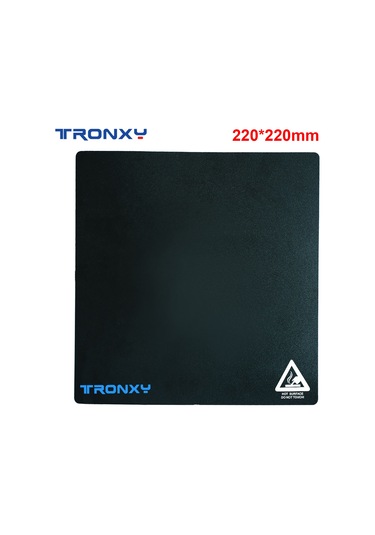 Singree 3d Yazıcı Isı Yatağı Sticker Siyah 220x220mm Pvc Yüksek Sıcaklık Dayanıklı Pla/abs Tutuculu Modeli Kolay Çıkarma