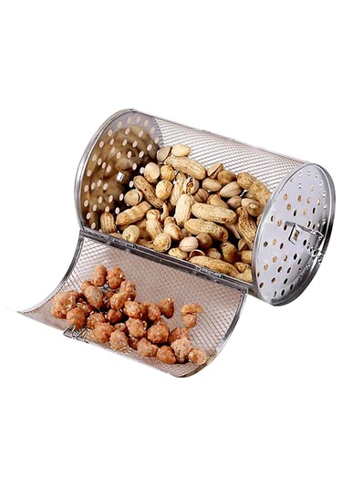 Homyl Mutfak Rotisserie Grill Kavurma Tamburlu Fırın Sepet 120x180mm Gümüş