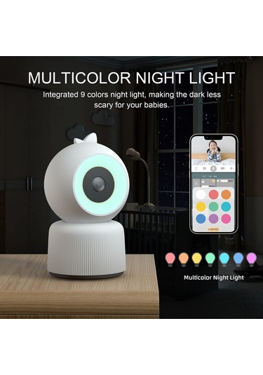 Cheego 3mp Hd Akıllı Kameralı Ve Sesli Bebek Monitörü