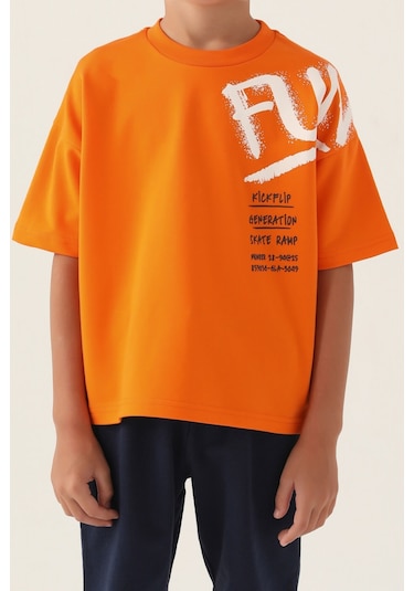 Rolypoly Generation Turuncu Erkek Çocuk Bermuda Takım 5274-43336 Turuncu