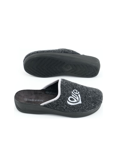 Gezer Kışlık Yüksek Taban Kadın Ev Terlik Gt1kzm.15446.01.2d4.0c Antrasit