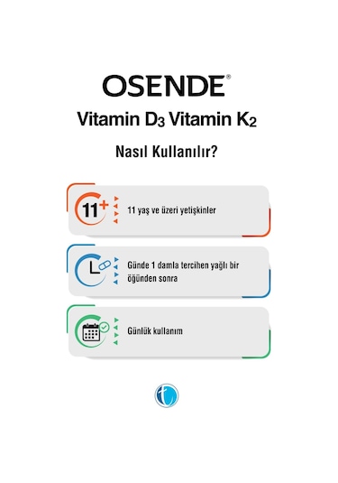 Osende D3K2 Vitamin Damla 20 ML