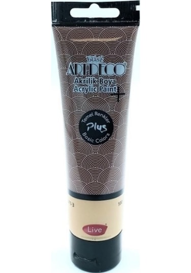 Plus Akrilik Boya 100ml Tüp 488 Kızıl Kahve 488 Kızılkahve